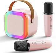 Portable Karaoke sound system with 2 Wireless Mikes