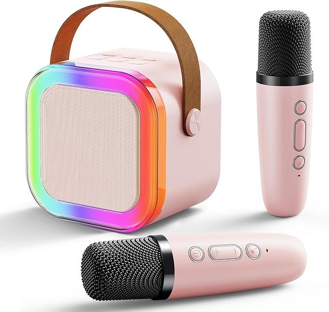 Portable Karaoke sound system with 2 Wireless Mikes